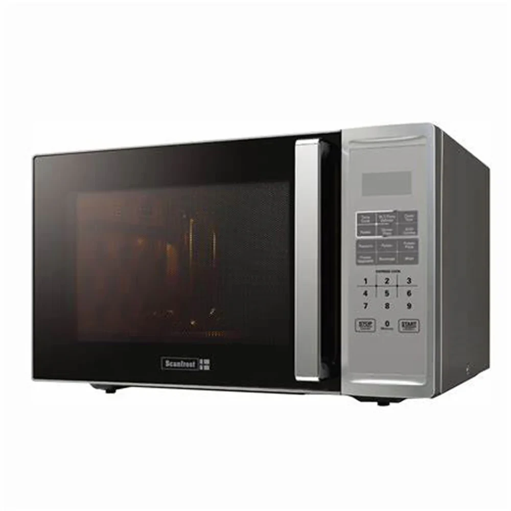 SCANFROST 34L Microwave Oven with Grill & Digital Display – 1500W Silver (SF34)