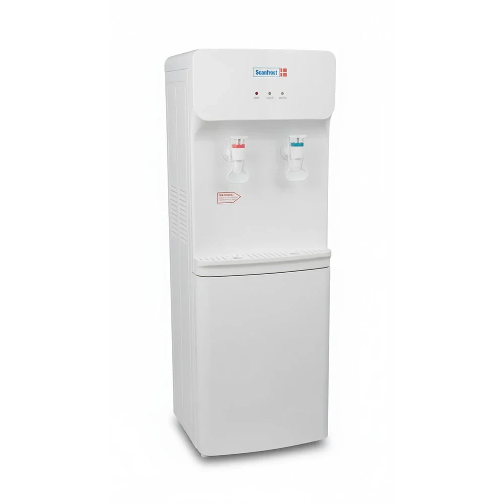 SCANFROST 2-Tap Water Dispenser – Hot & Cold, Sleek Red SFWTDI1200