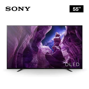 Sony 55" OLED 4K Ultra HD Android TV (KD-55A8H) – X1 Ultimate Processor, Dolby Vision, Acoustic Surface Audio
