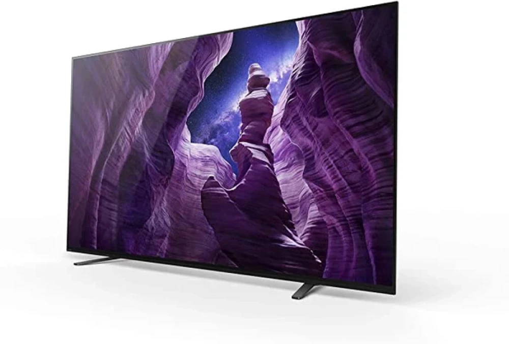 Sony 55" OLED 4K Ultra HD Android TV (KD-55A8H) – X1 Ultimate Processor, Dolby Vision, Acoustic Surface Audio