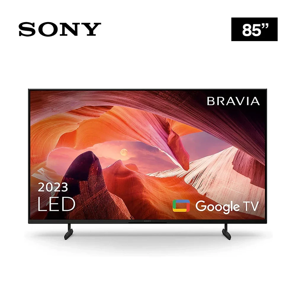 Sony 85" UHD 4K Android TV (KD-85X80L) – X1 HDR Processor, TRILUMINOS Pro, Gaming & Voice Control
