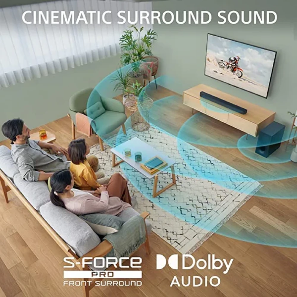 Sony HT-S400 2.1ch Sound Bar with Wireless Subwoofer – 330W, Dolby Digital, Bluetooth