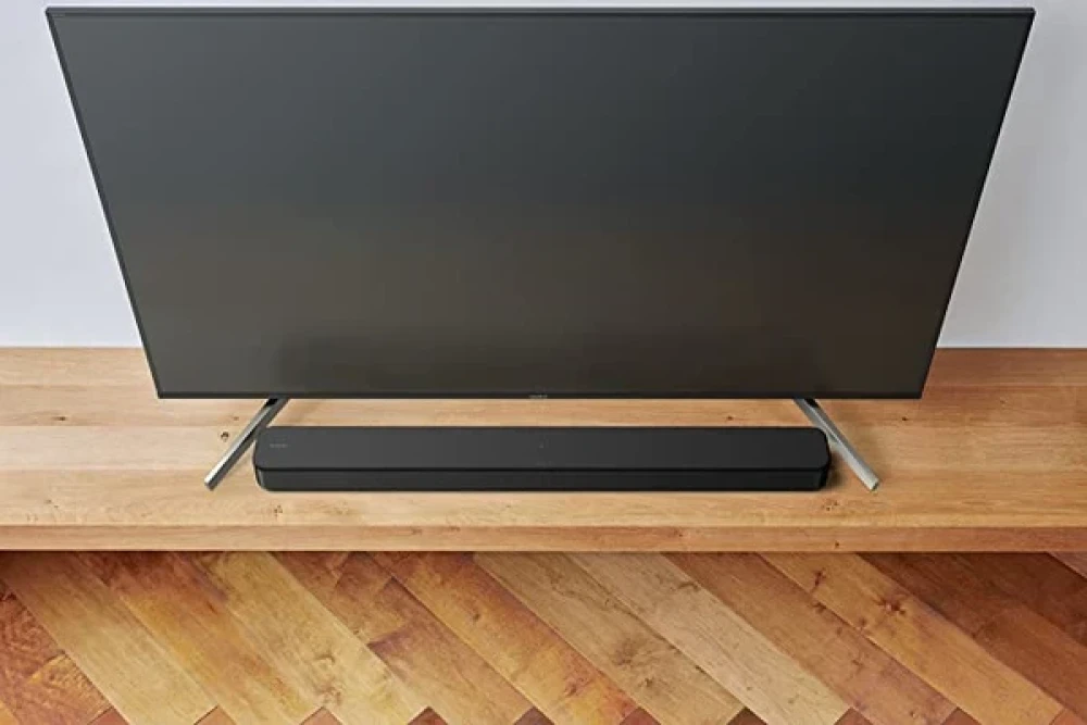 Sony HT-S100F 2.0ch 120W Soundbar with Bass Reflex, Bluetooth & HDMI ARC – Black