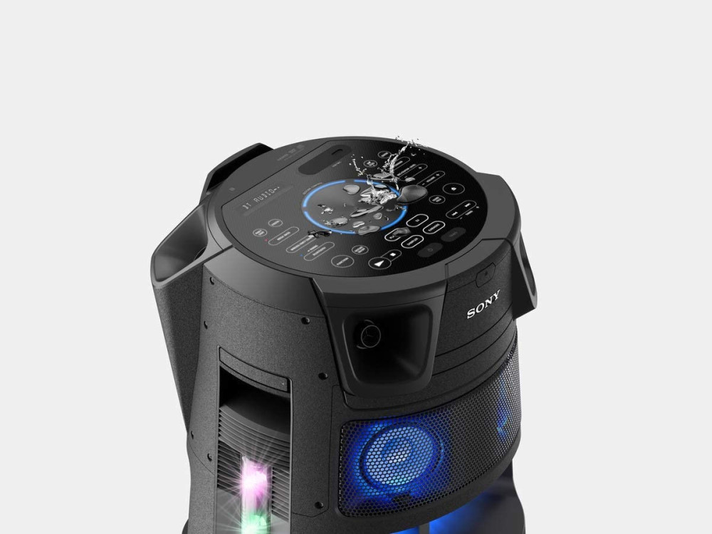 Sony MHC-V43D High Power Party Speaker | Omnidirectional Sound, Jet Bass, Karaoke & Party Lights
