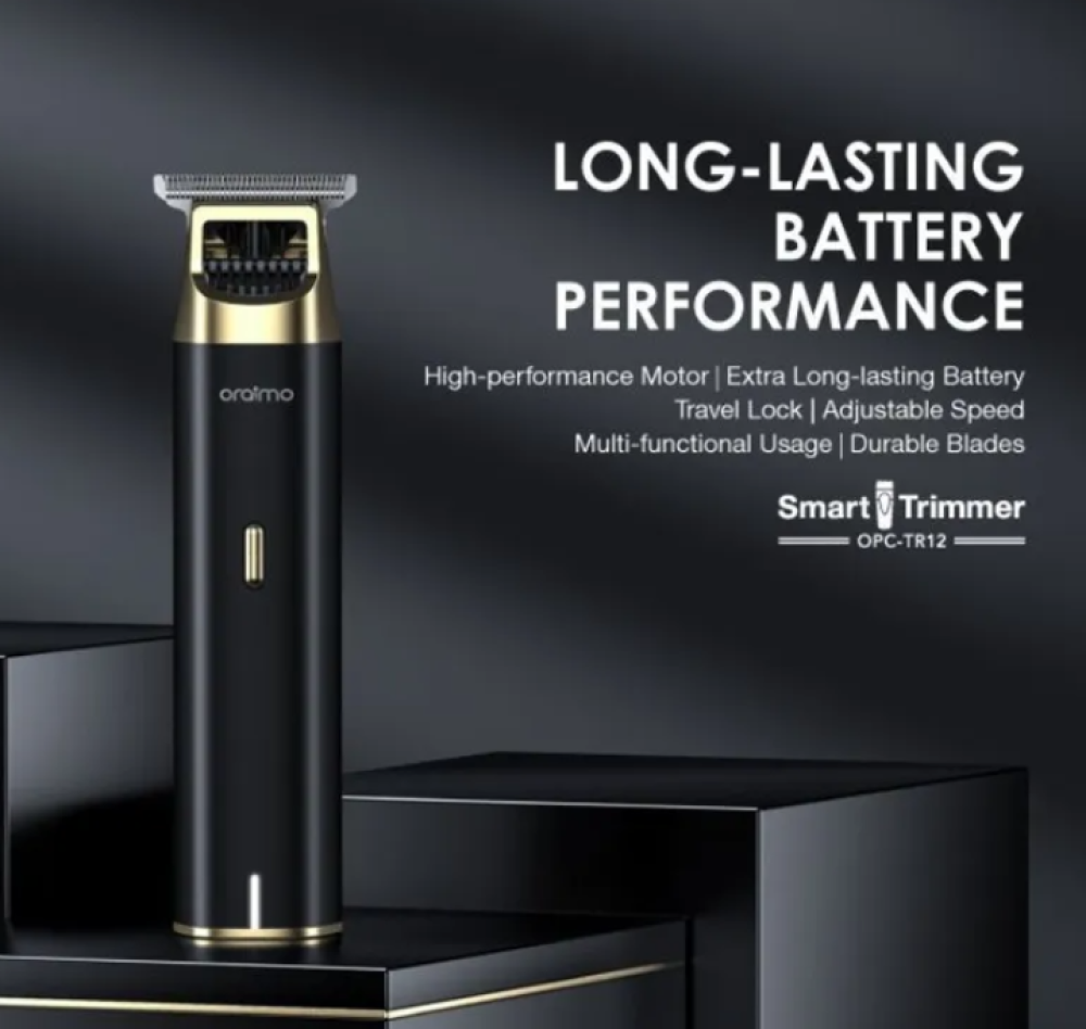 Oraimo SmartTrimmer2  OPC-TR12 150-min Working Time Adjustable Speed Multi-functional Trimmer