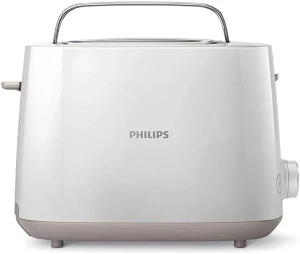 Philips 2-Slice Toaster HD2581/01 – White, Custom Browning & Fast Toasting