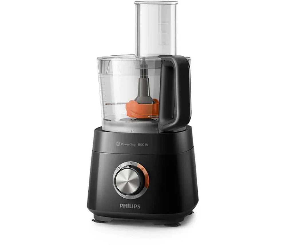 Philips 800W Food Processor HR7510/10 – Fast & Powerful, Black