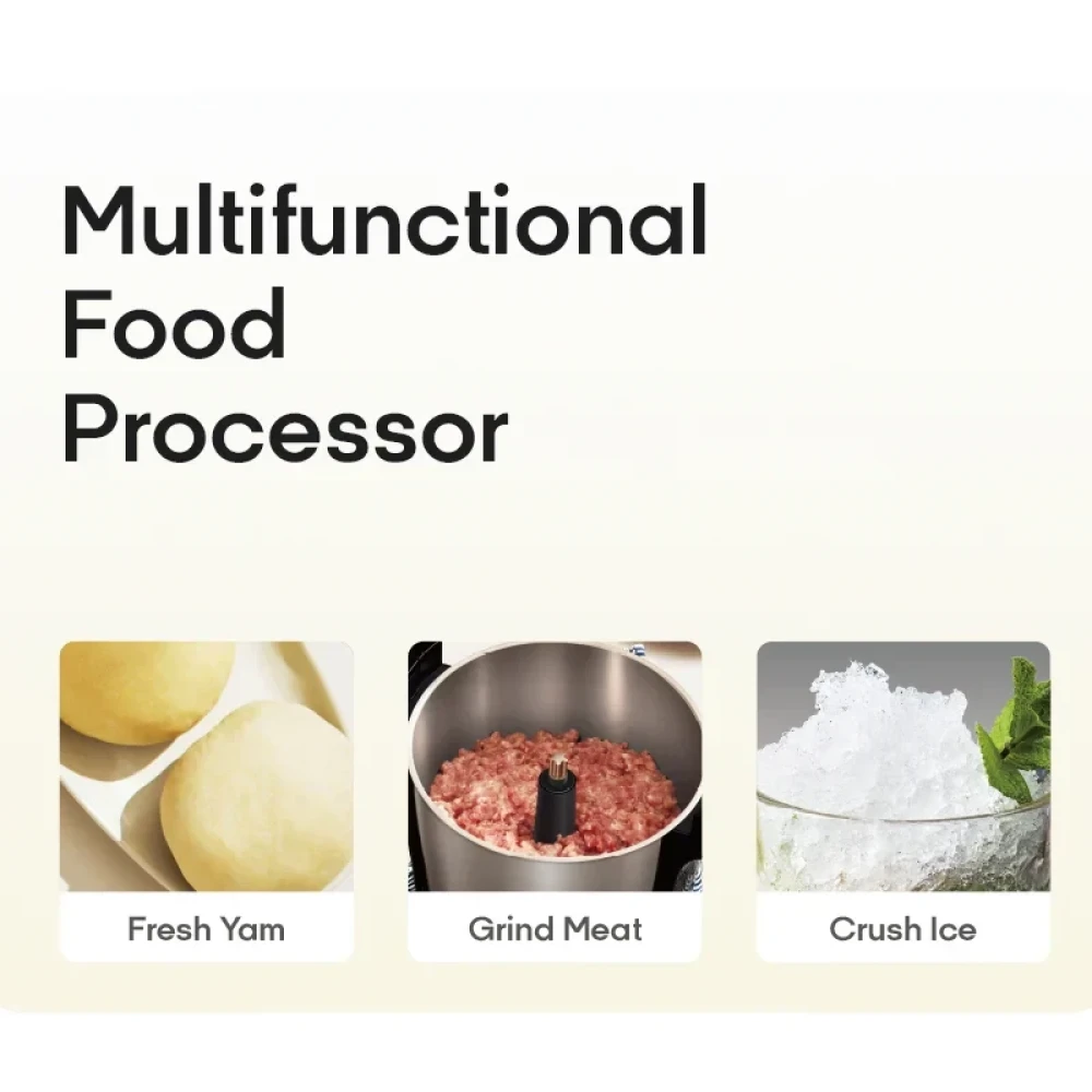 SYINIX 6L Electric Swallow Maker SFM60E1 - Cook & Pound Yam, Fufu, Amala