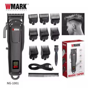 WMARK NG-2037 All-metal Cordless Hair Clipper 2500mAh Battery