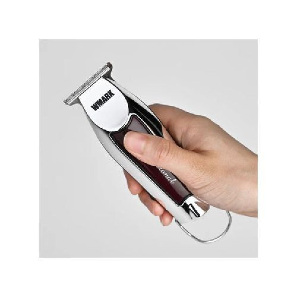 WMARK NG-2021 All-Metal Cordless T-Blade Hair Trimmer – 1400mAh Battery, 0.1mm Precision Cut, Self-Sharpening Blades