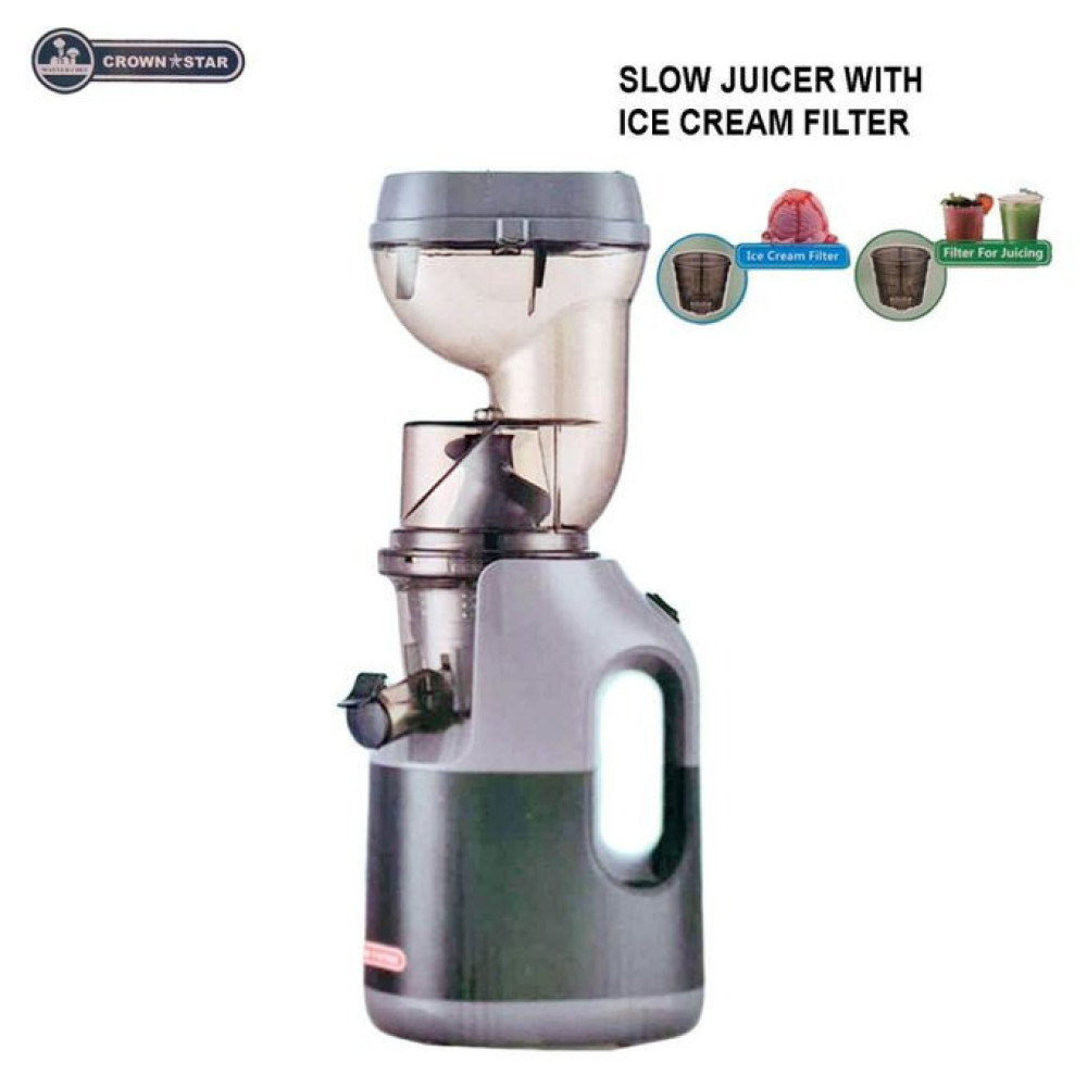 Master Chef Slow Juicer with Ice Cream Filter MC-BL4116 | 300W Dual Function Juicer & Dessert Maker