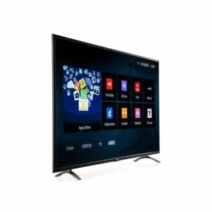 Polystar 50-Inch 4K UHD Double Glass Smart TV PV-TG50UHDVID – Voice Remote, HDR, Netflix Built-In