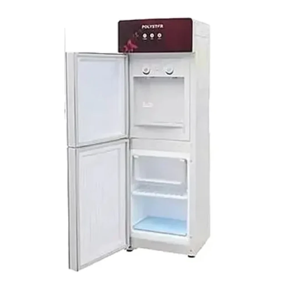 Polystar PV-R6JX-5RF Hot & Cold Water Dispenser with Storage Cabinet – Black