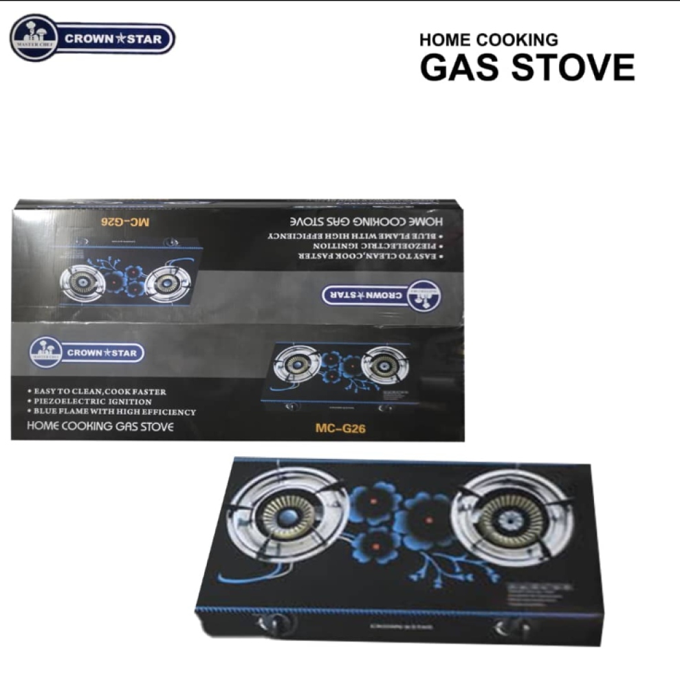 Master Chef Double Gas Stove MC - G26