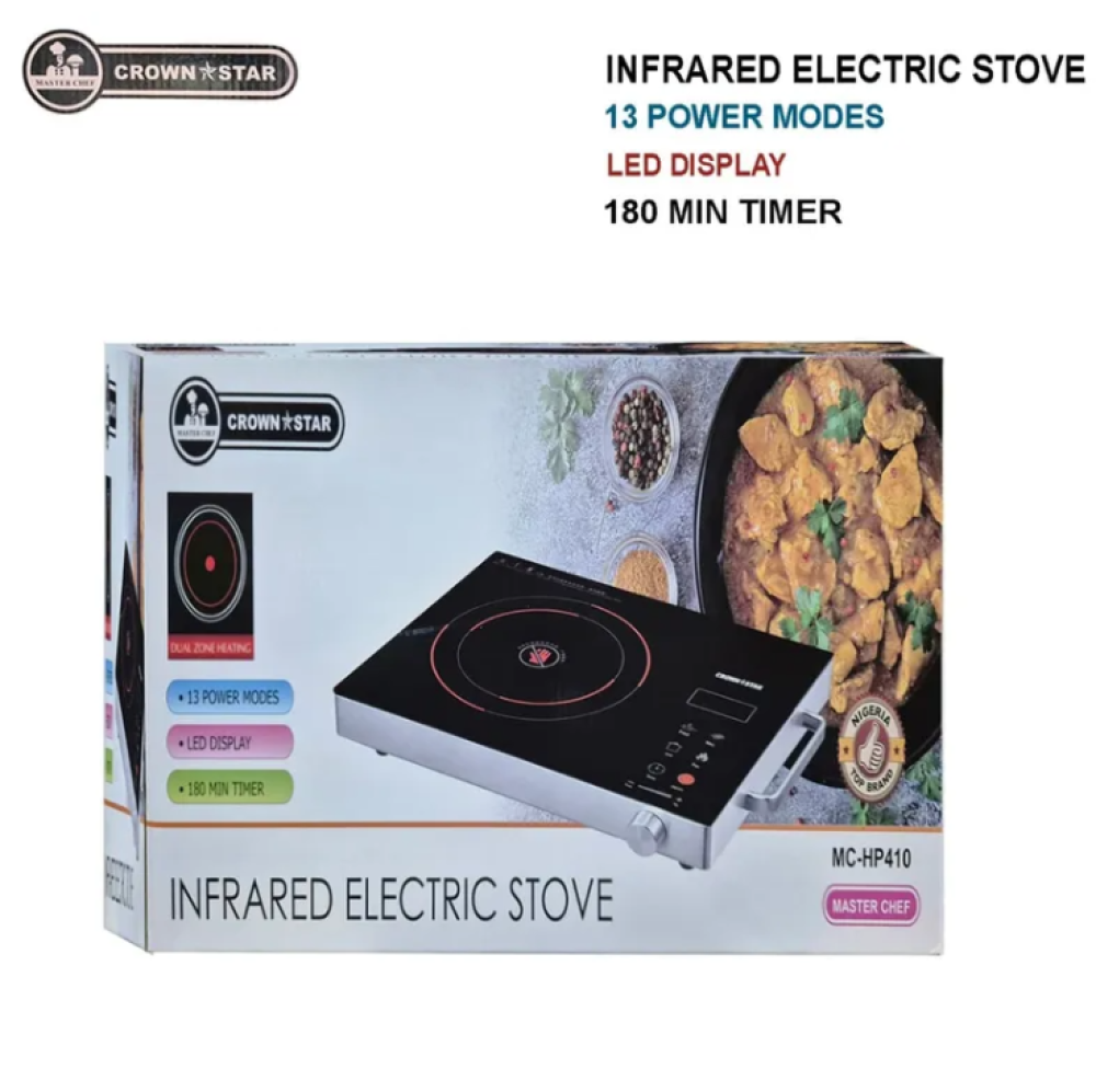 Master Chef Infrared Electric Stove MC-HP410 - 2200W