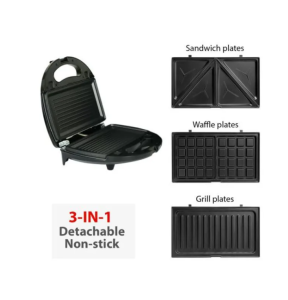 Master Chef Crown Star 3 In 1 Multi Function Sandwich Maker MC-SM89