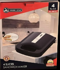 Master Chef 4 slice Toaster Sandwich Maker MC - SM102