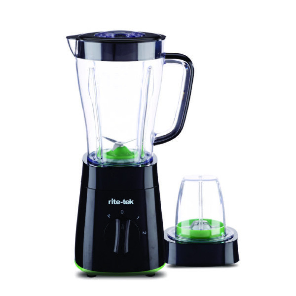 RiteTek BL-280BK Blender – 500W, 1.5L Jar with Multi-Mill, 2-Speed + Pulse, Stainless Steel Body
