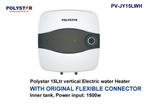 Polystar PV-JY15LWH 15L Electric Water Heater – Vertical, 1500W