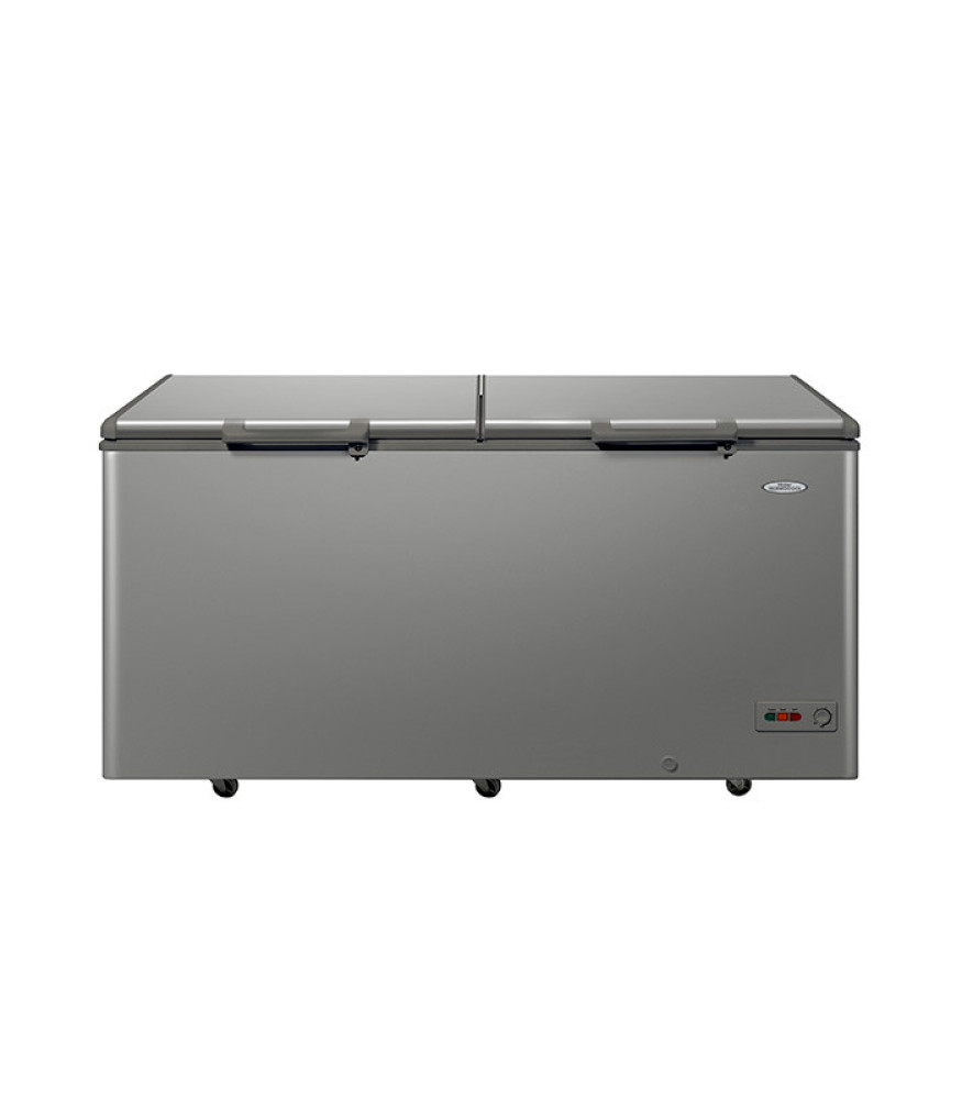 HAIER THERMCOOL 519L DOUBLE DOOR INVERTER SERIES CHEST FREEZER HTF-519IS SLV