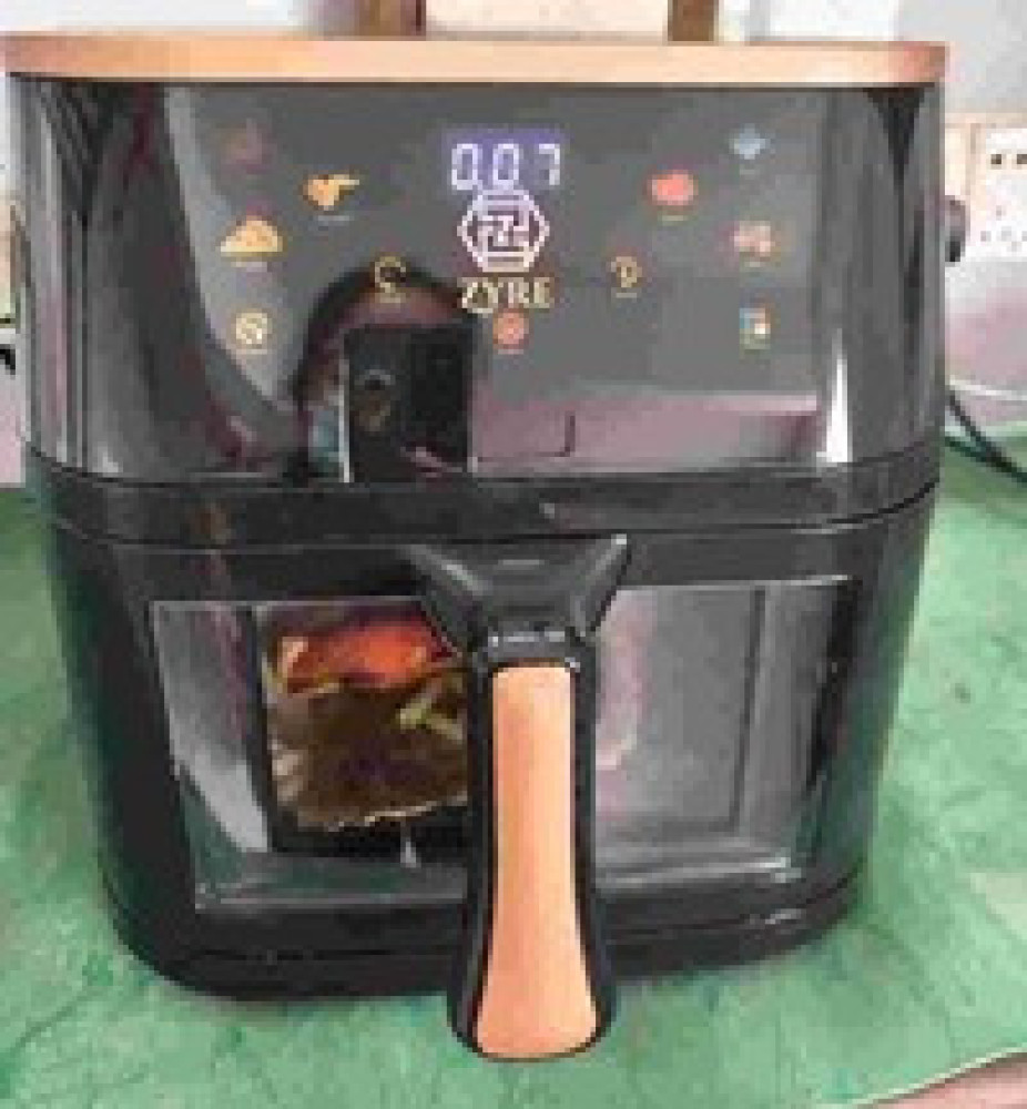 ZYRE 11L Glass Window Air Fryer Oven ZAF1100 – Digital Touch Screen, 1400W, Non-Stick, Smart Control