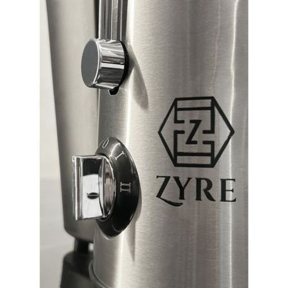 ZYRE 600W Juice Extractor ZP-JE407 Silver – Powerful Motor, All-Steel Mesh, 0.7L Cup, Easy Setup