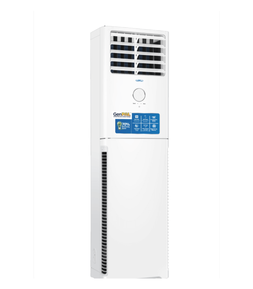 Thermocool GenPAL 2HP Floor Standing Inverter AC HPU-18CIXM-SW01 – 70% Energy Savings, 20m Air Throw, 5 Year Warranty