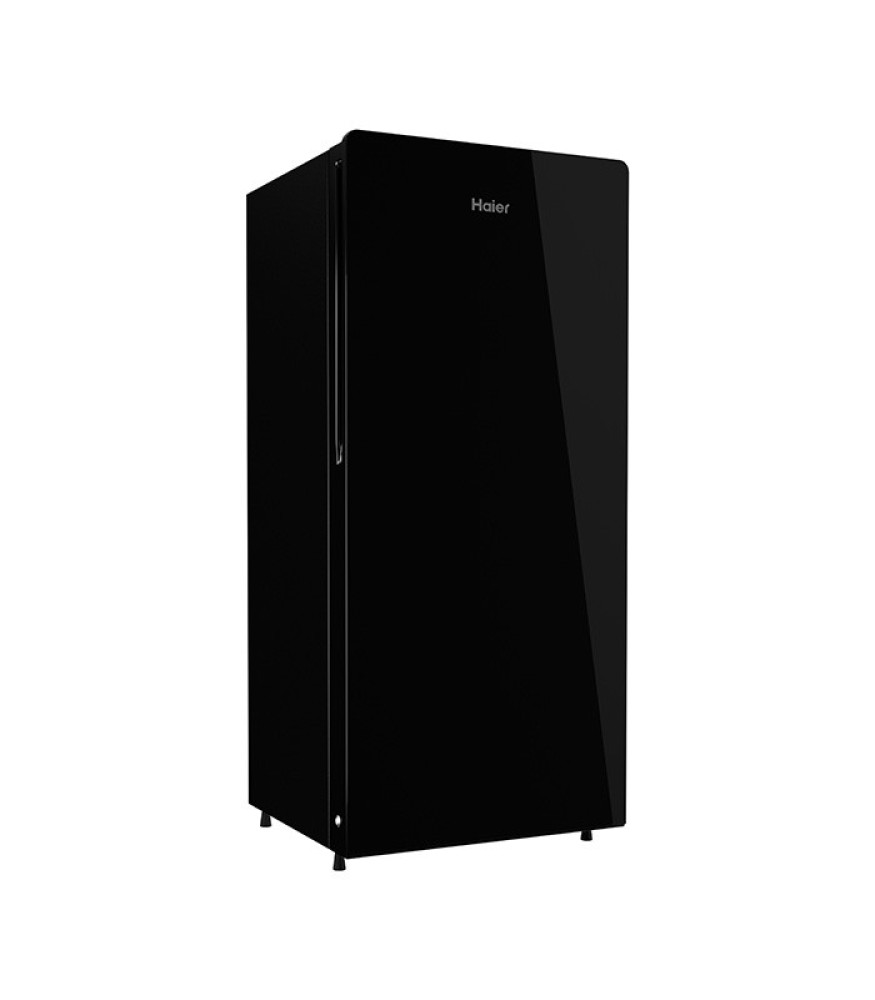 Haier Thermocool 199L Single Door Refrigerator HR-195CBG R6 BLK – Luxury Black, Fast Cooling, 3-Year Warranty