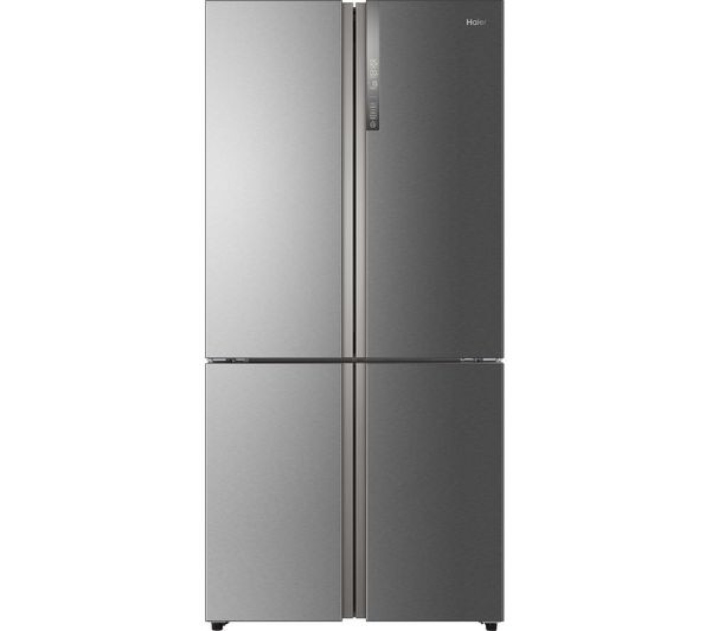 Haier Cube HTF-610DM7 Fridge Freezer Silver 610L with Convertible Zone and Triple Cooling