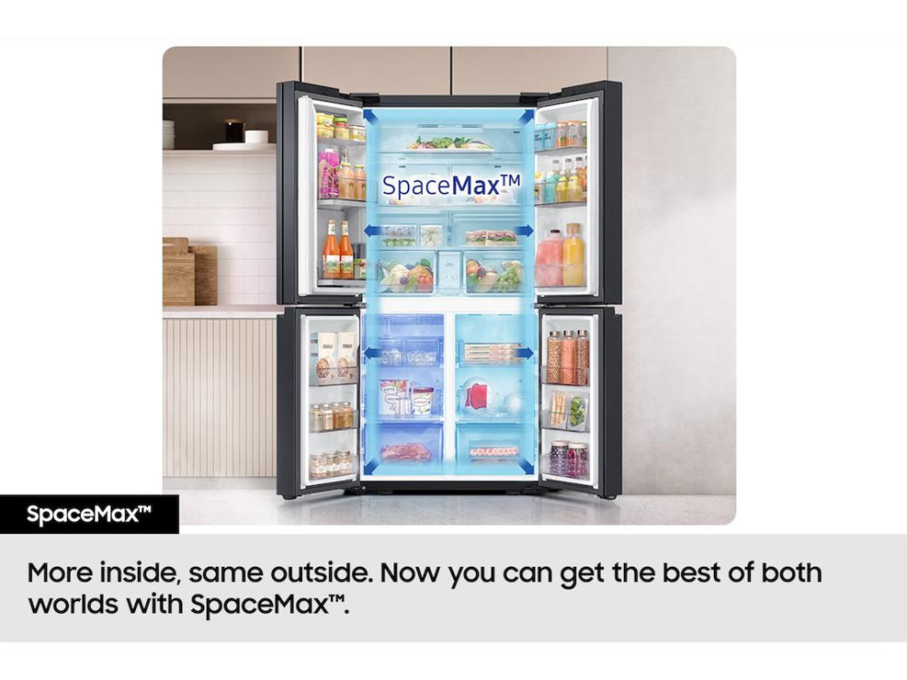 Samsung 636L  RF65DG960EB1EU Series 9 French Door Smart Refrigerator – Beverage Center, Dual Auto Ice Maker, Black