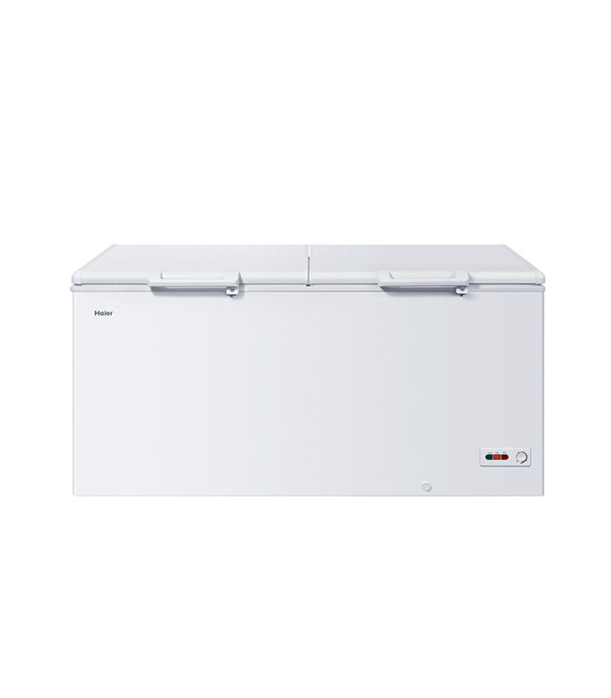 Haier 719L Commercial Chest Freezer HTF-719HB - LED Light, Door Lock, 100 Hours Power Backup - White