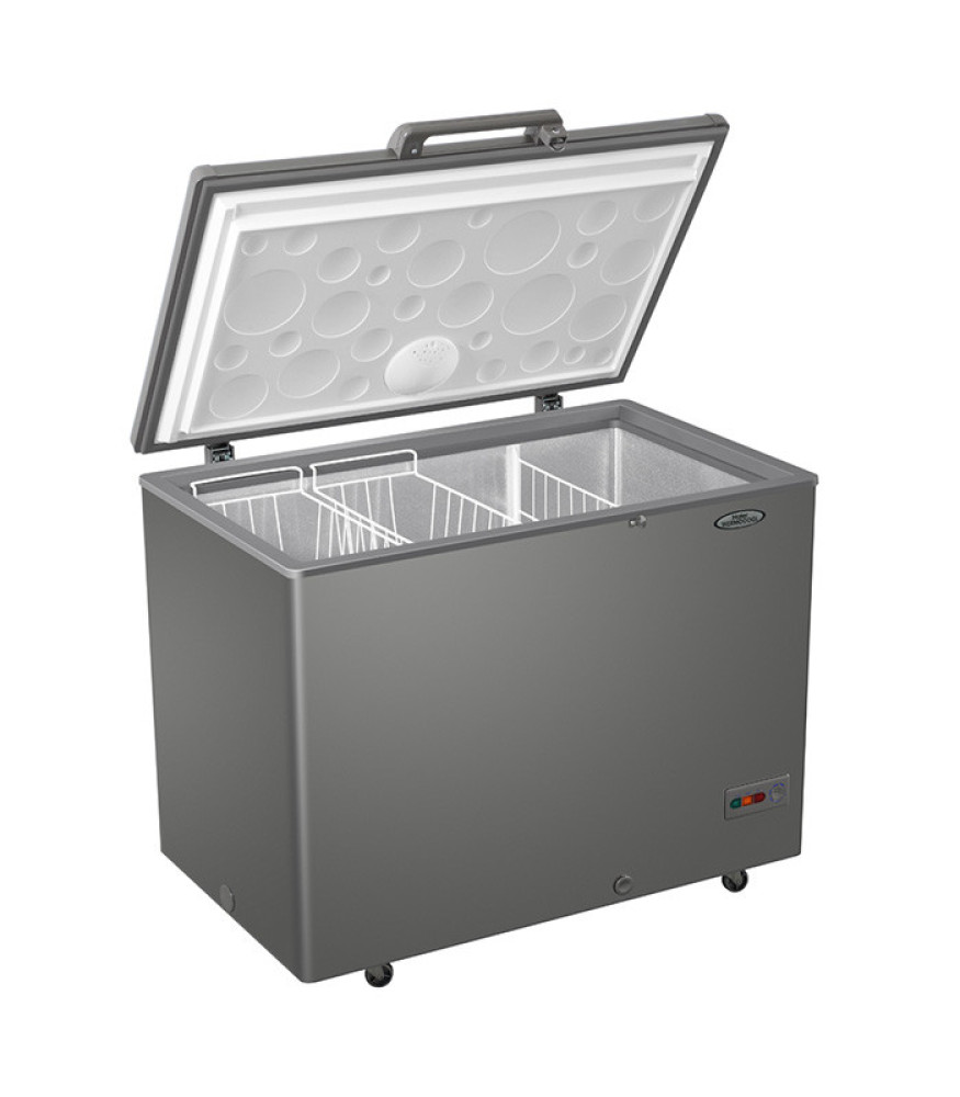 Haier 319L Inverter Chest Freezer HTF-319IS - LED Light, Door Lock, 100 Hours Backup - White