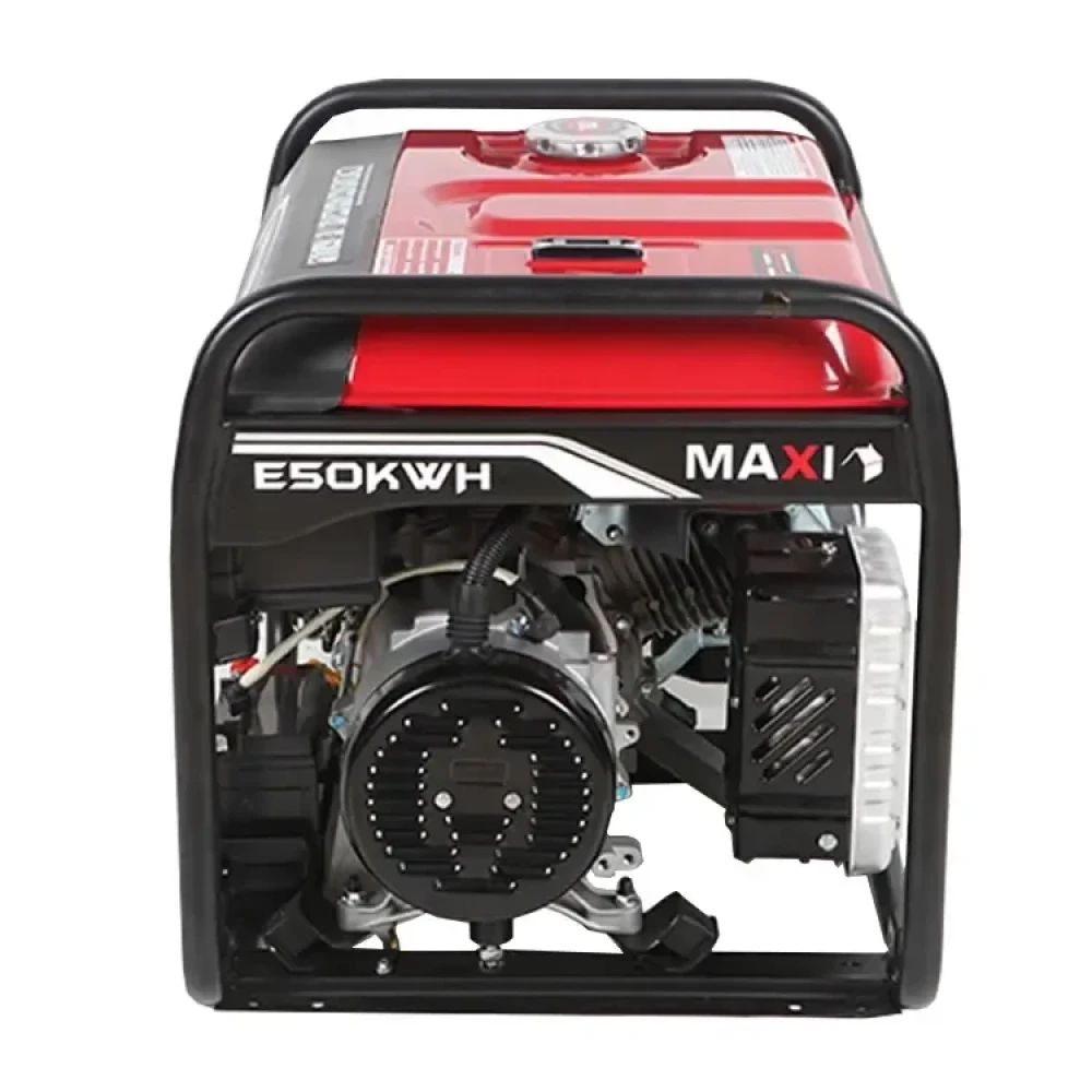 Maxi 6.25kVA / 5.0kW Generator with Key Start & Wheels – E50KWH