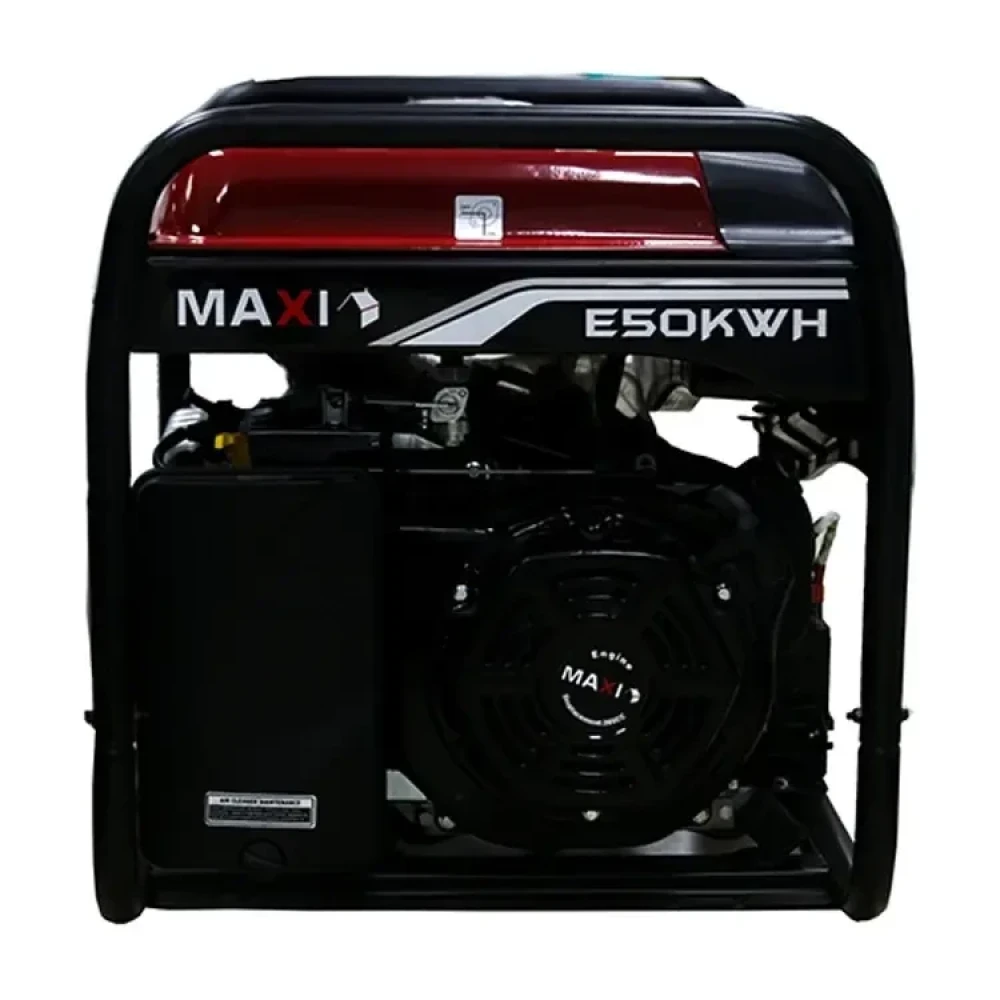 Maxi 6.25kVA / 5.0kW Generator with Key Start & Wheels – E50KWH